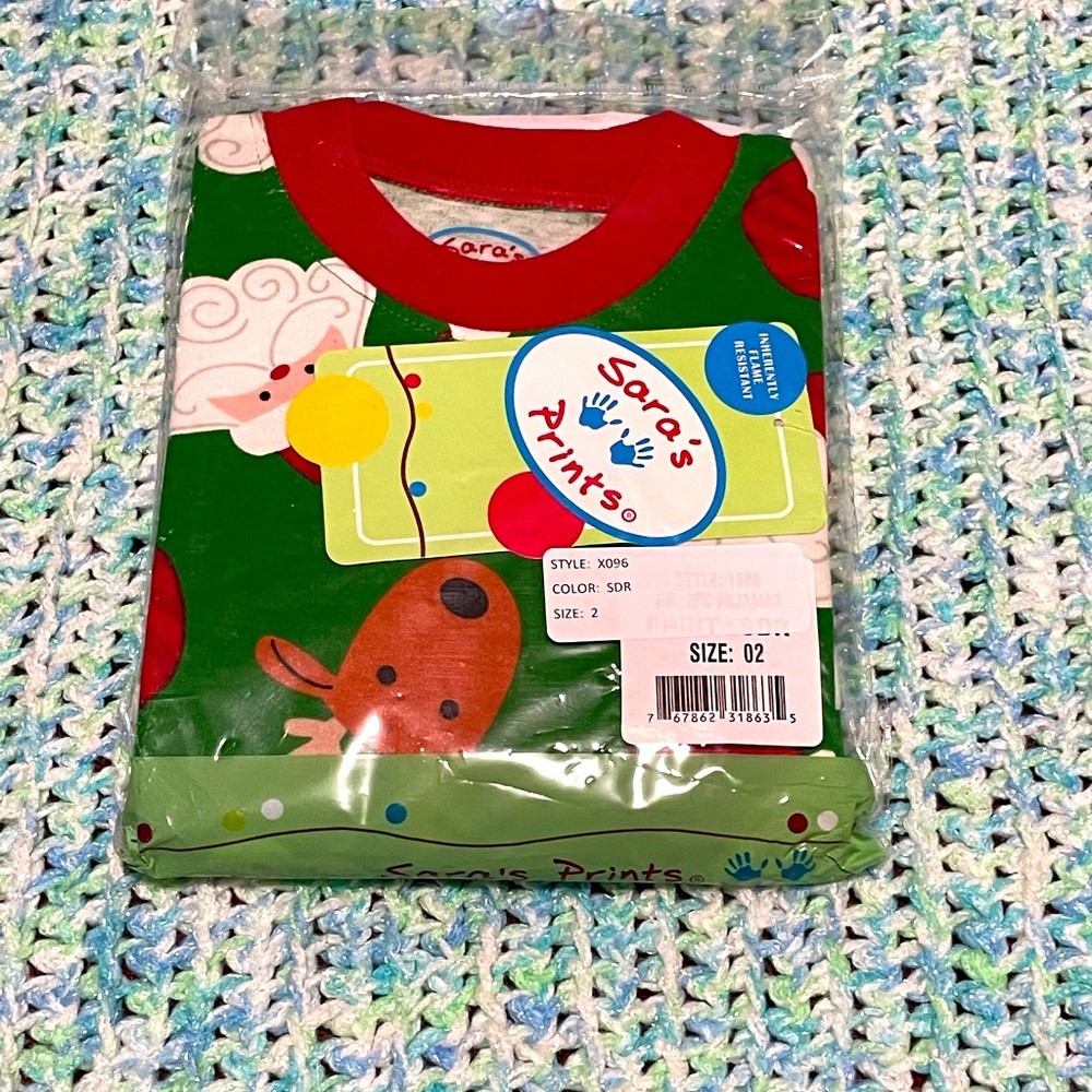 NWT! Christmas Pajamas by Sarah’s Prints